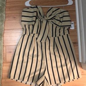 Striped Romper brand new